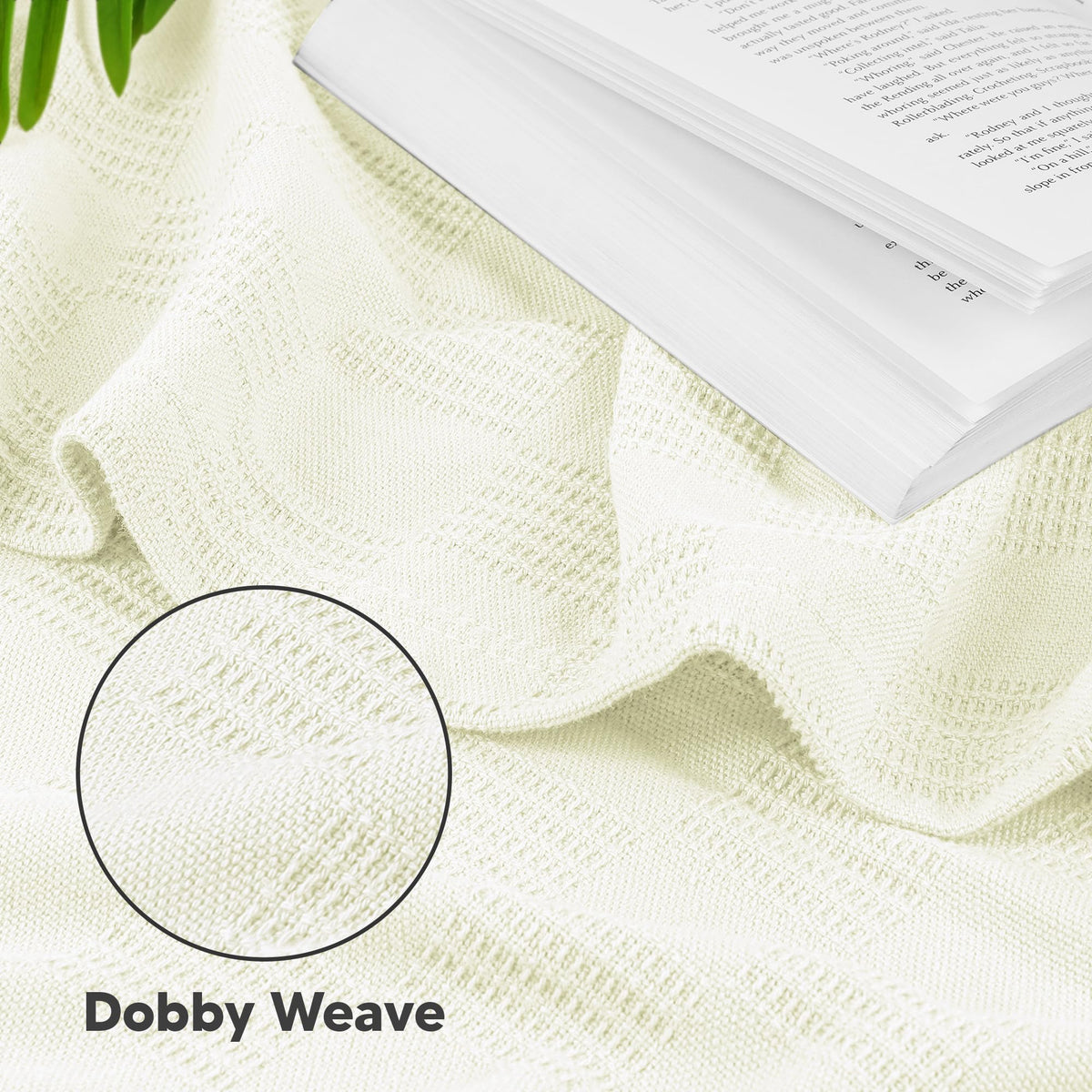 Breathable 100% cotton blanket from Utopia Bedding for cool nights