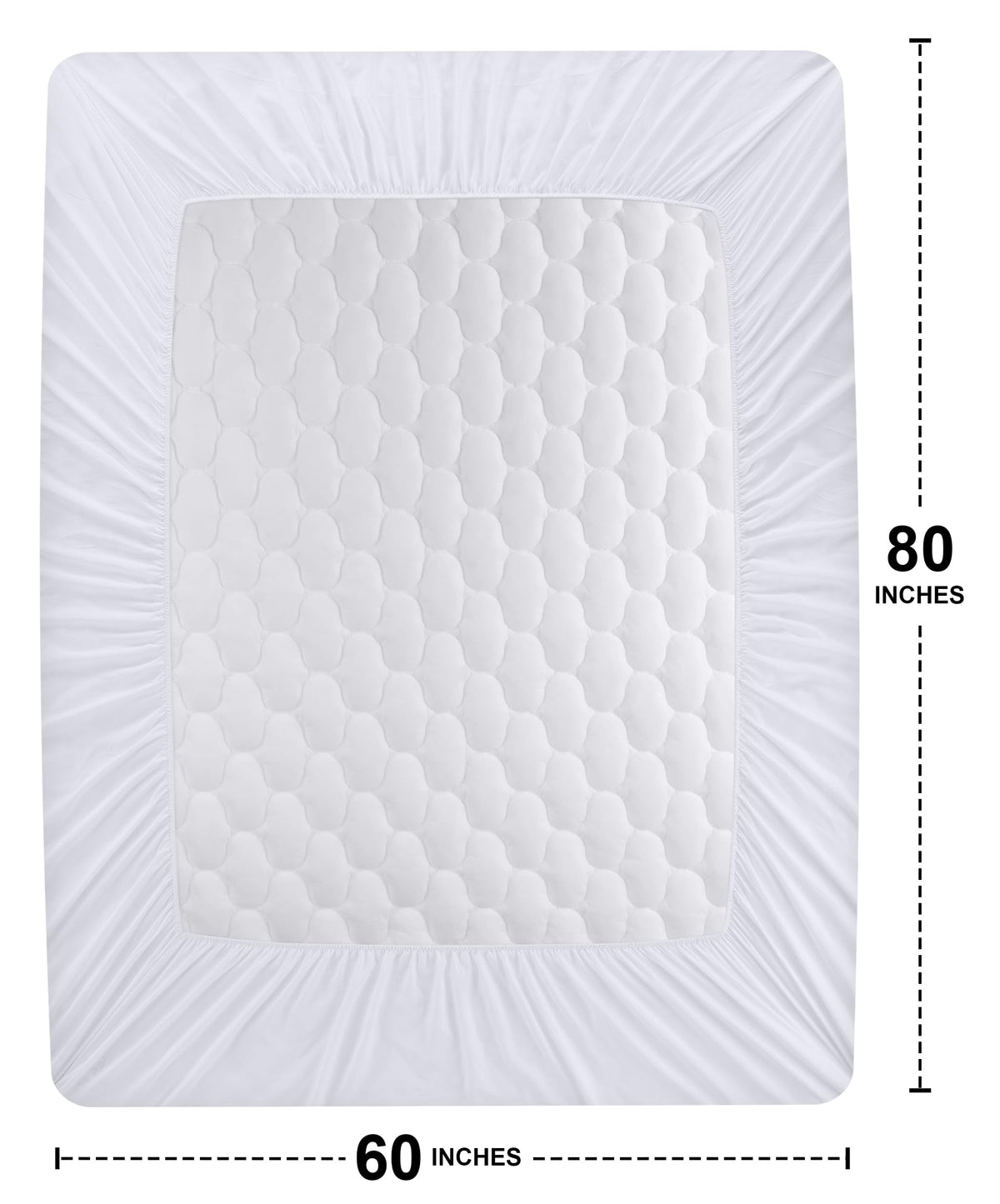 Utopia Bedding soft breathable waterproof layer adds comfort while protecting the mattress.