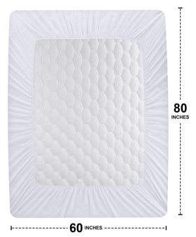 Utopia Bedding soft breathable waterproof layer adds comfort while protecting the mattress.