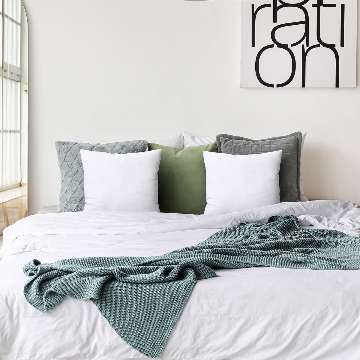 Utopia Bedding soft brushed fabric close-up showcases cozy, inviting texture.