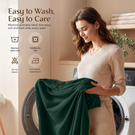 Utopia Bedding soft brushed microfiber offers breathable, silky-soft comfort
