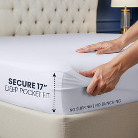 Utopia Bedding soft-knit fabric provides gentle, breathable comfort