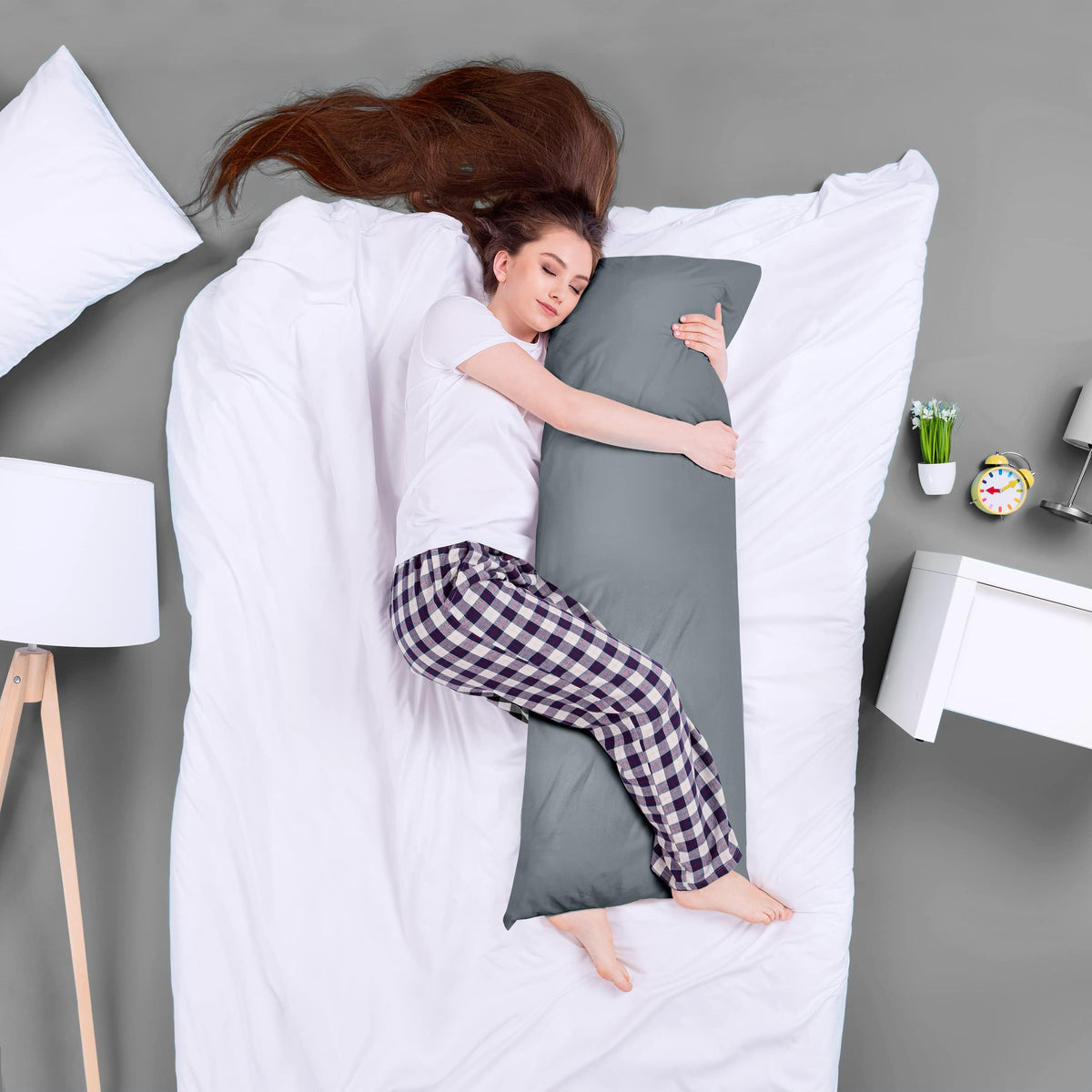 Utopia Bedding soft plush fill yields lofty, cozy comfort night after night