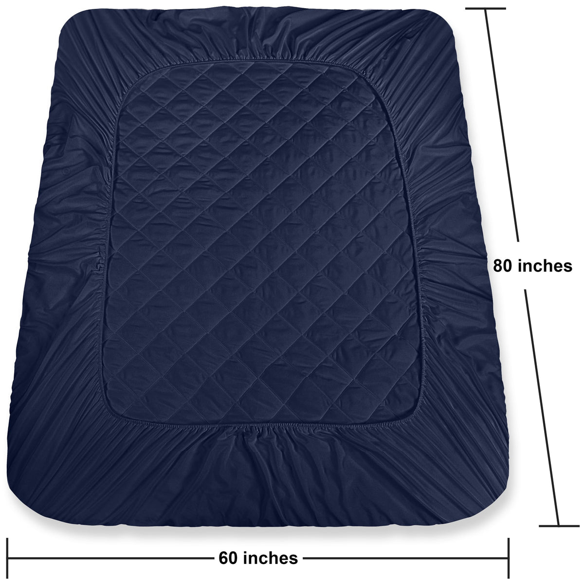 Utopia Bedding soft quilt fill adds loft for a cushioned night’s sleep.