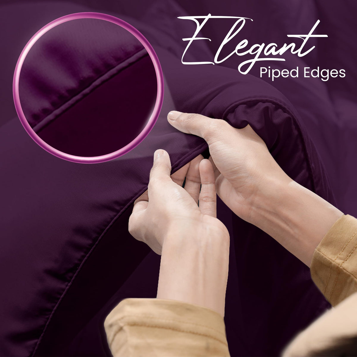 Machine-washable design of Utopia Bedding comforter for easy care.