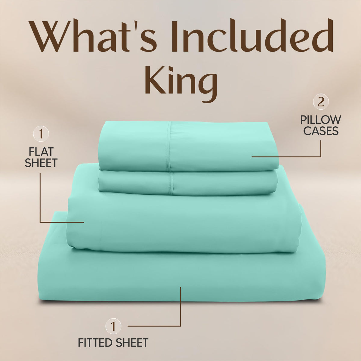 Utopia Bedding spa blue pillowcases, two-piece set, smooth and cozy.