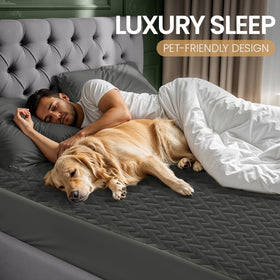 Utopia Bedding spill and sweat protection guards your mattress all night.