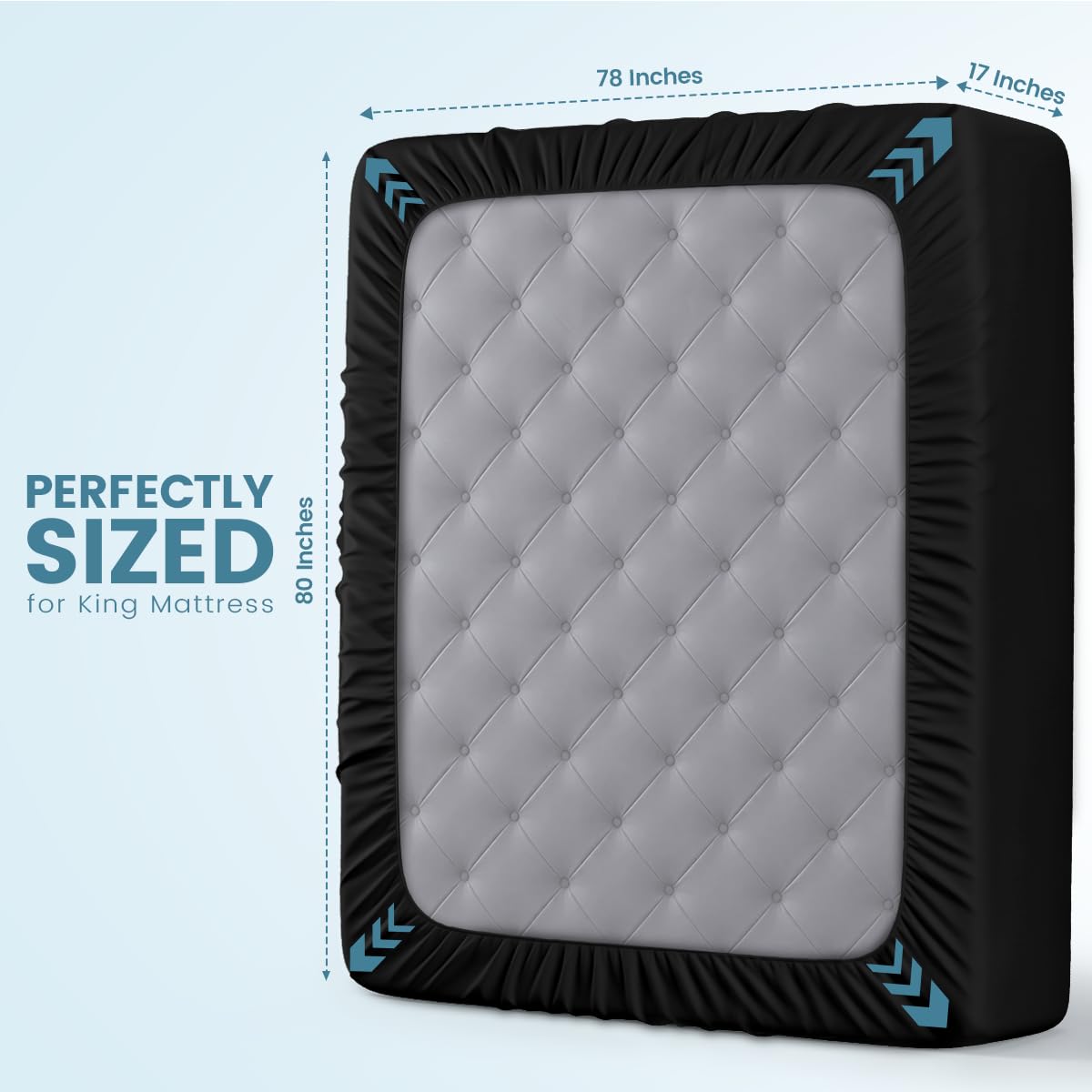 Utopia Bedding terry soft cover close-up reveals plush, absorbent texture for everyday comfort.