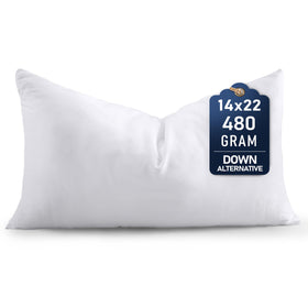 Utopia Bedding throw pillow close-up texture shows fluffy fill for sofa comfort.
