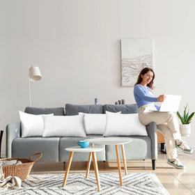Utopia Bedding inserts offering 2-in-1 utility for back support while working or relaxing