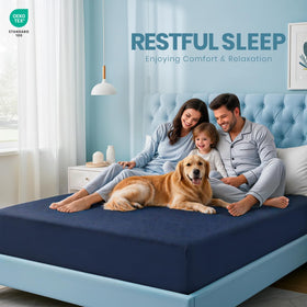 Utopia Bedding waterproof TPU backing blocks leaks from above