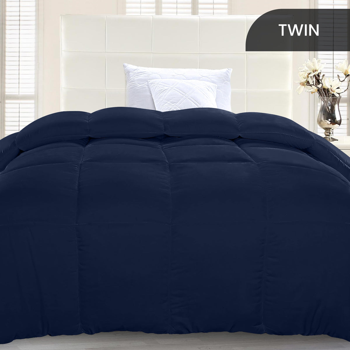 Utopia Bedding corner tabs secure duvet cover and prevent shifting at night.