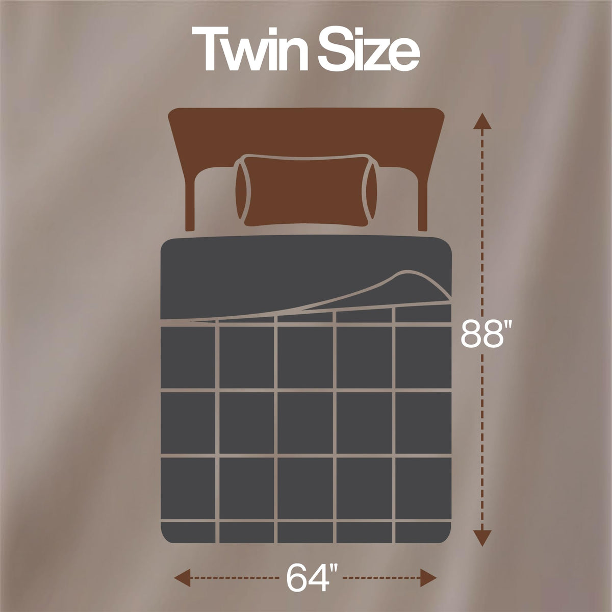 Utopia Bedding Twin Comforter corner-tabs closeup showing secure attachment.