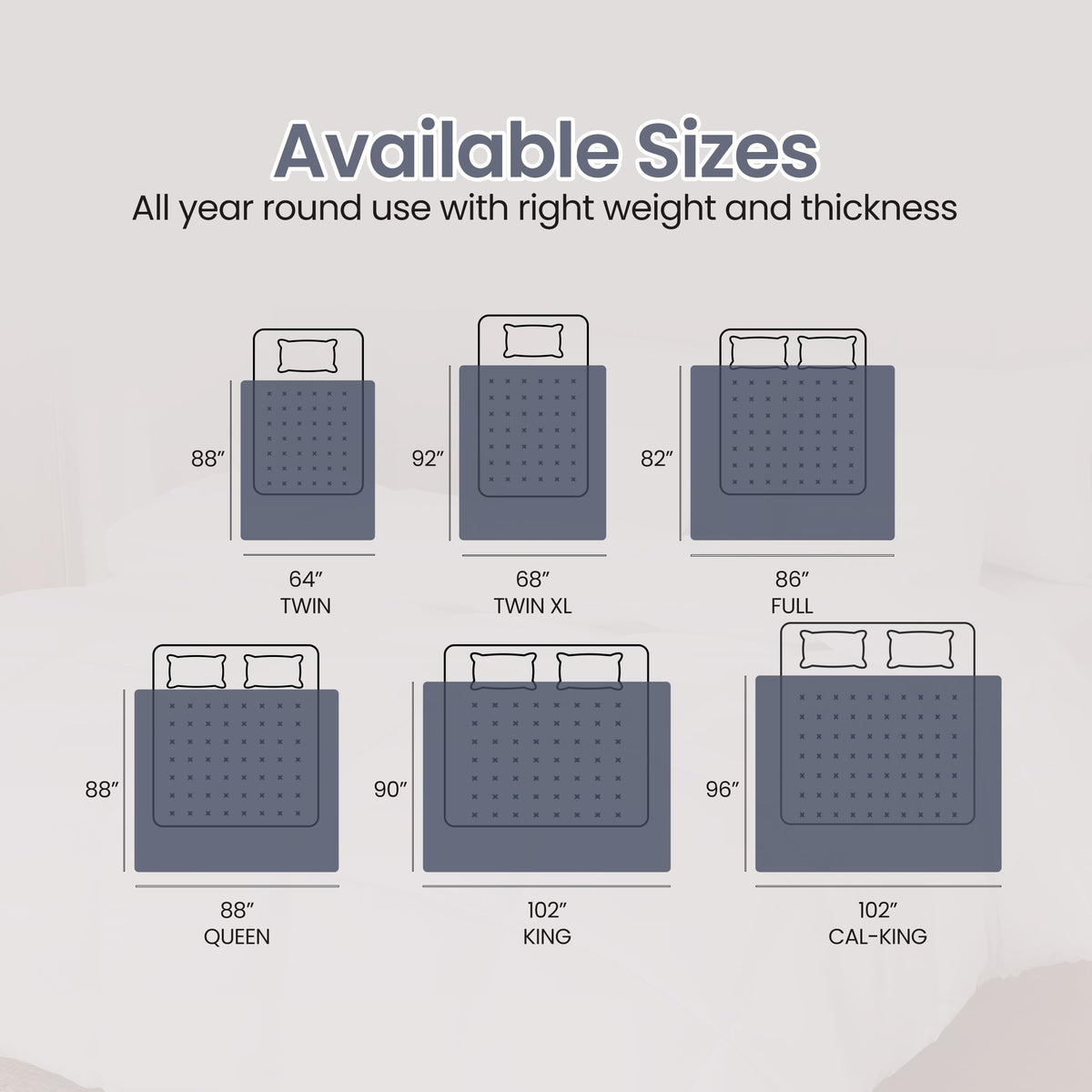Utopia Bedding durable design withstands wash cycles while maintaining loft and shape.