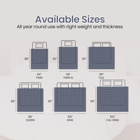 Utopia Bedding durable design withstands wash cycles while maintaining loft and shape.