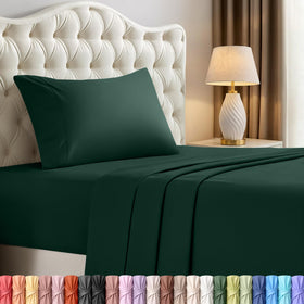 Utopia Bedding twin flat sheet 66x96 for a smooth sleeping surface.