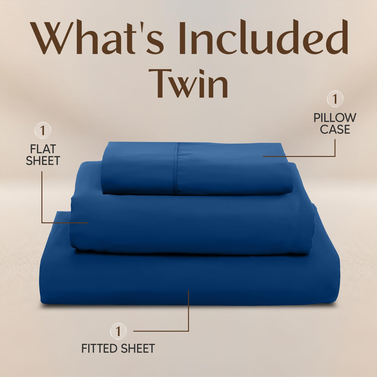 Utopia Bedding dusk blue color swatch pairs with any decor.