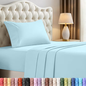 Utopia Bedding twin sheet set flat sheet 66x96 provides generous coverage and softness