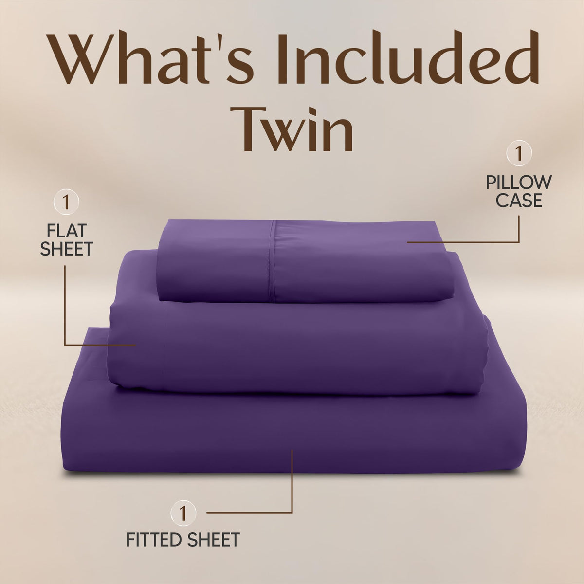 Utopia Bedding pillowcase shows soft microfiber and easy care