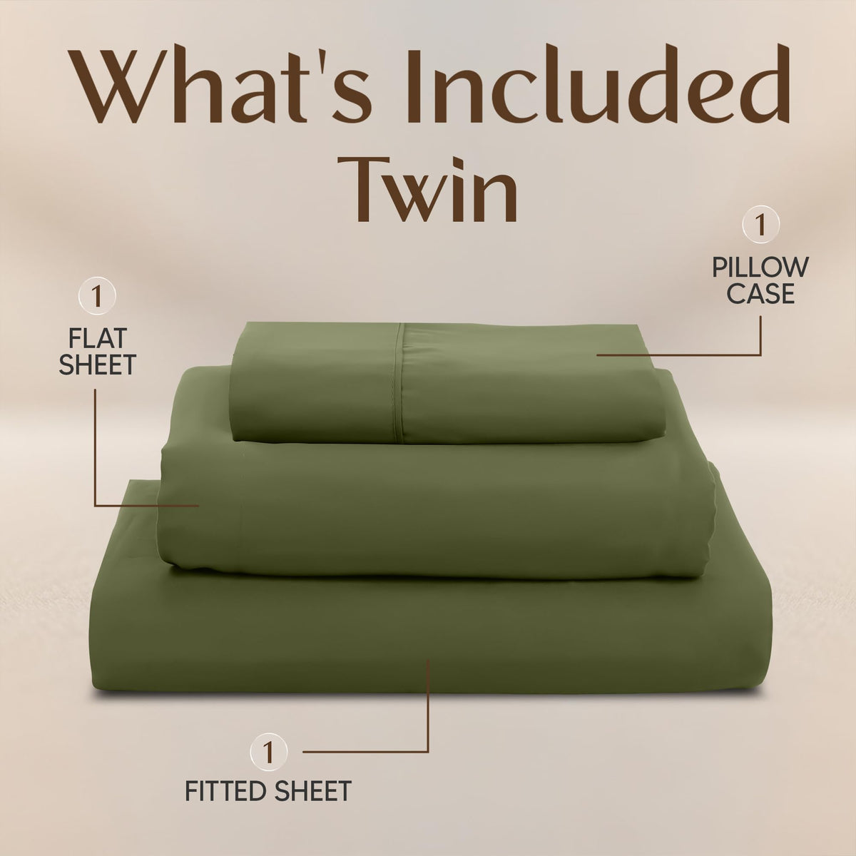 Utopia Bedding Twin Sheet Set pillowcase cozy texture supports restful sleep