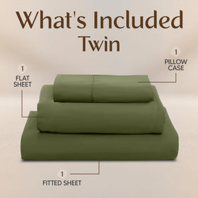 Utopia Bedding Twin Sheet Set pillowcase cozy texture supports restful sleep