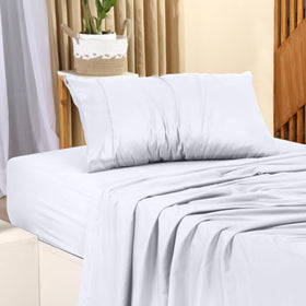 Utopia Bedding pillowcase from the twin set highlights soft microfiber and easy-care maintenance.