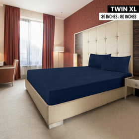 Utopia Bedding Twin XL fitted sheet 2-pack offers breathable brushed microfiber for a soft, cozy sleep.