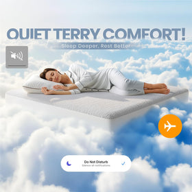 Deep-pocket fit supports mattresses up to 15 inches.