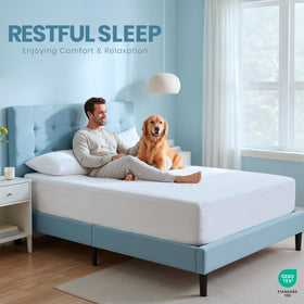 On-mattress display shows dry sleep surface despite spills.