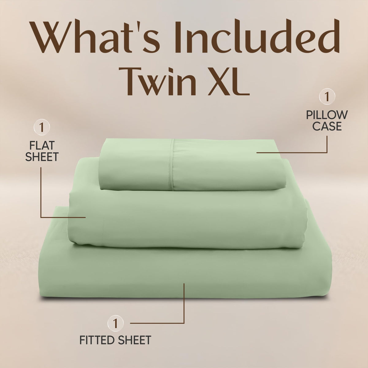 Utopia Bedding pillowcase pair sage cushions your head with breathable fabric