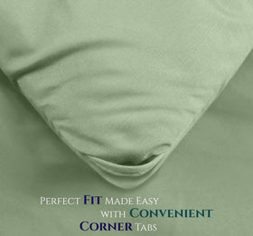 Two shams with a 2-inch flange complement the comforter set beautifully.