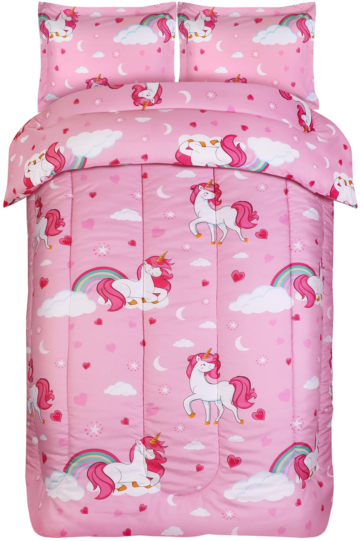 Two-sided design lets kids refresh room style with one flip