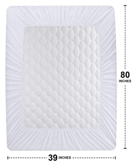 Utopia Bedding protector features a silent design to prevent crinkles during Twin XL sleep
