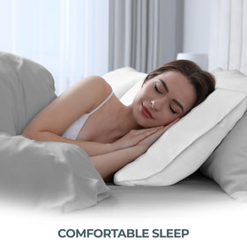 Utopia Bedding white queen pillowcase 20x30 inches with clean fit