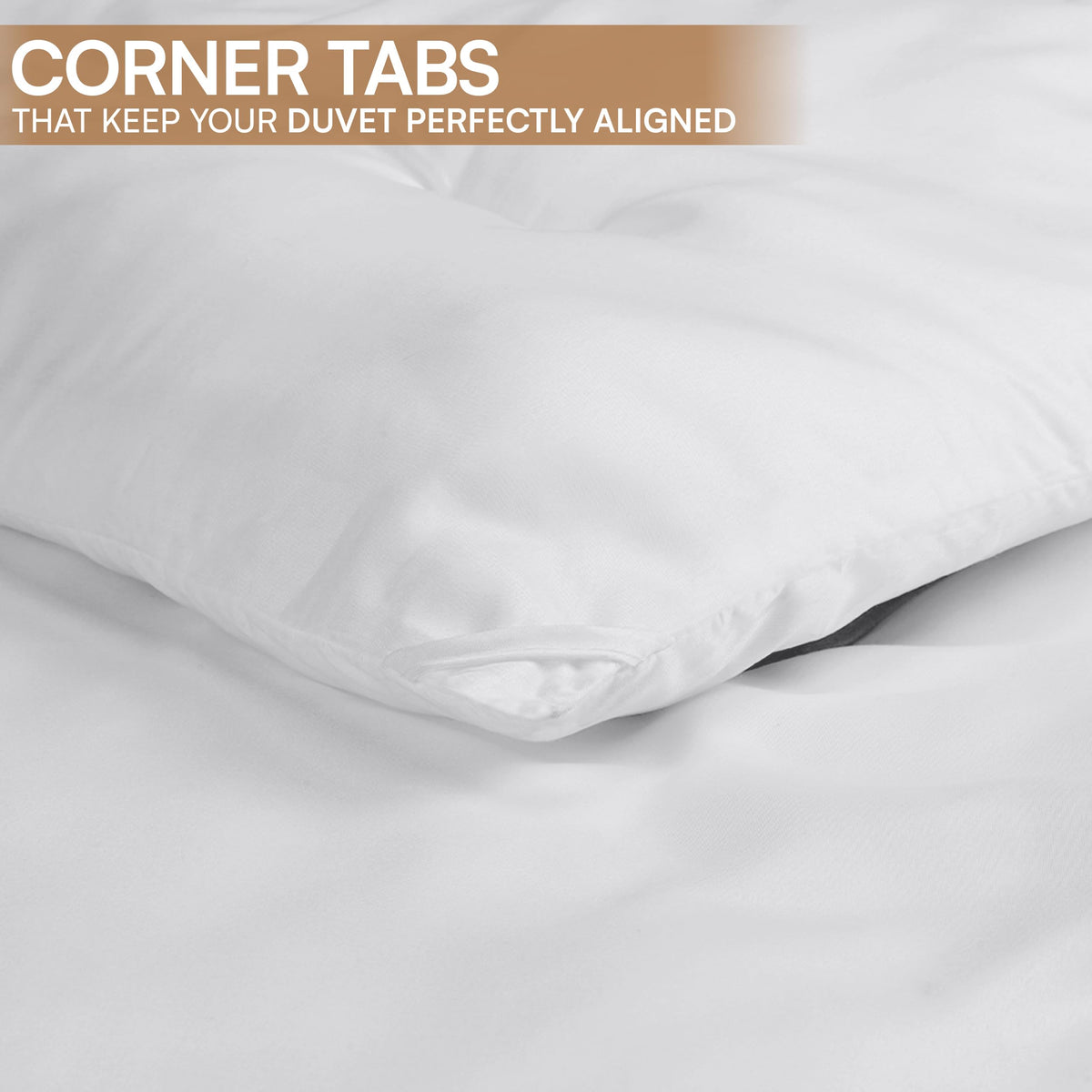 Utopia Bedding white twin comforter ready for everyday use.