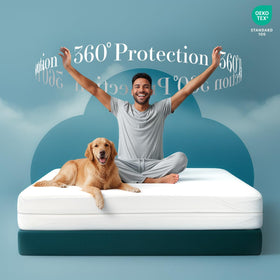 Utopia Bedding wrap-around zipper closure keeps the cover securely in place for overnight protection.