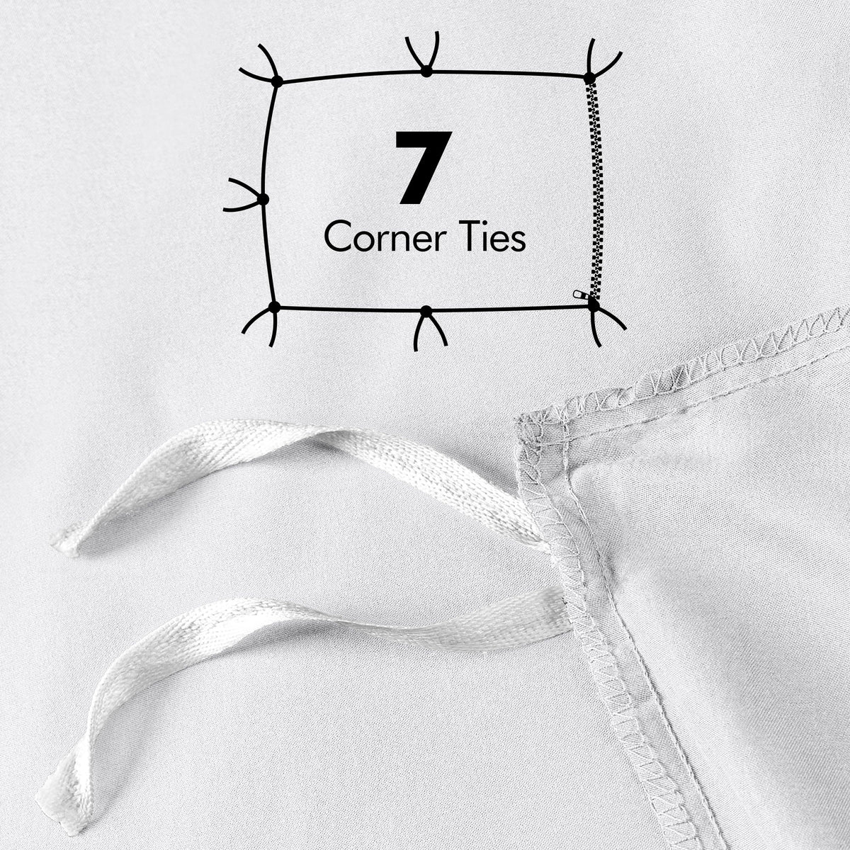 Utopia Bedding wrinkle-free and fade-resistant fabric maintains bright, clean bedding