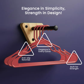 Utopia Home bend-free design keeps garments straight and crisp