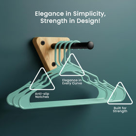 Utopia Home bend-free design prevents sag and wrinkles on everyday outfits.