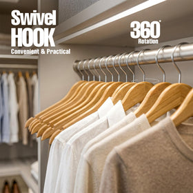 Utopia Home closet organizer hangers maximize space and order.