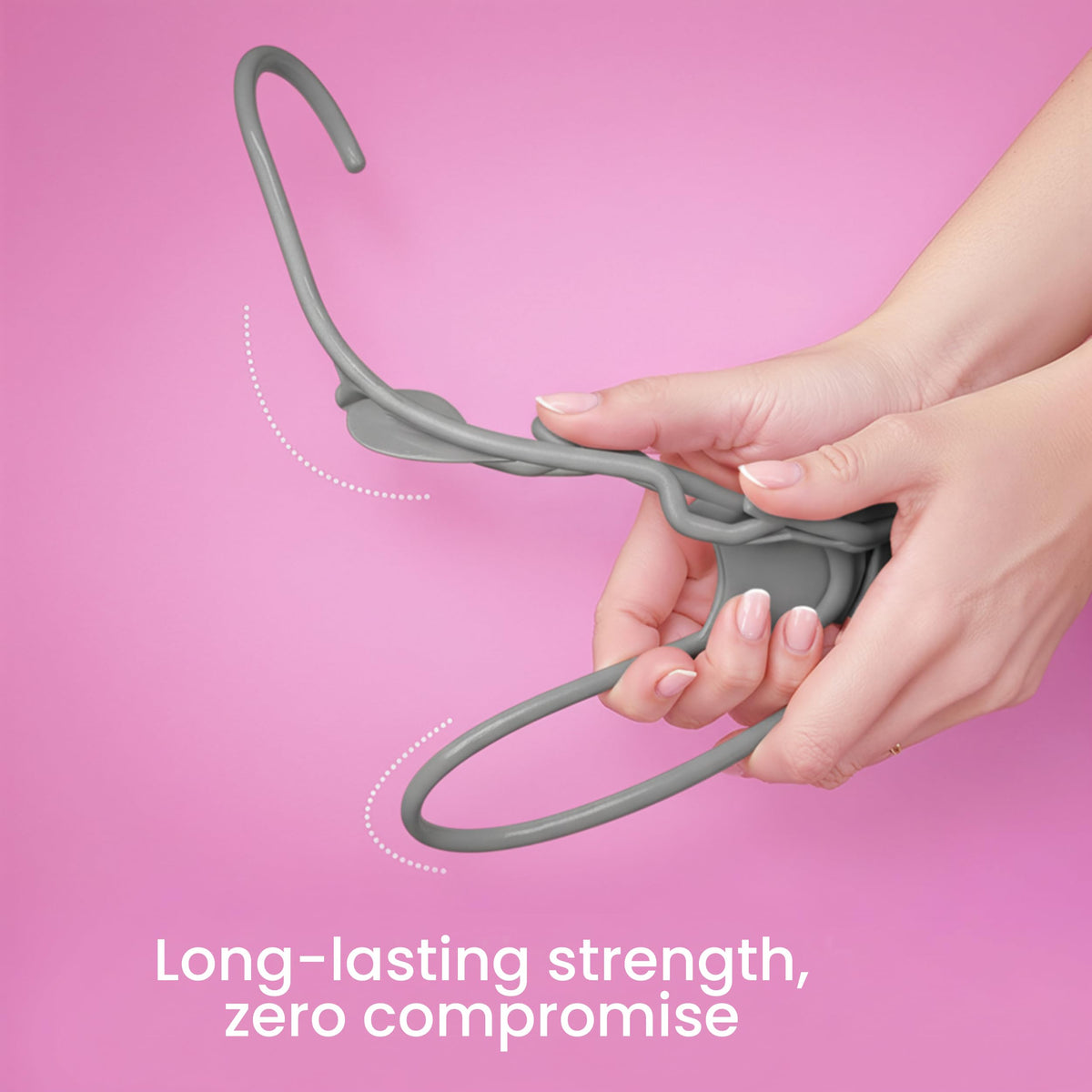 Utopia Home hangers with strap hooks keep skirts secure