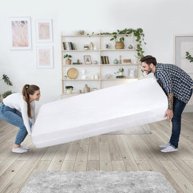 Utopia Home 78 x 100 bag fits king mattresses securely for moving.