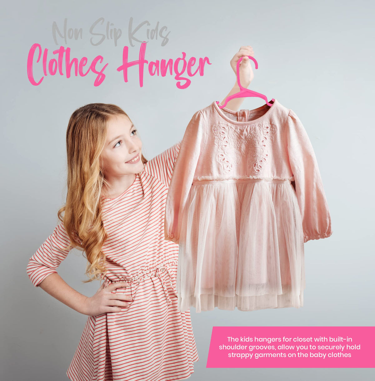 Utopia Home lightweight hangers make daily outfit changes easy
