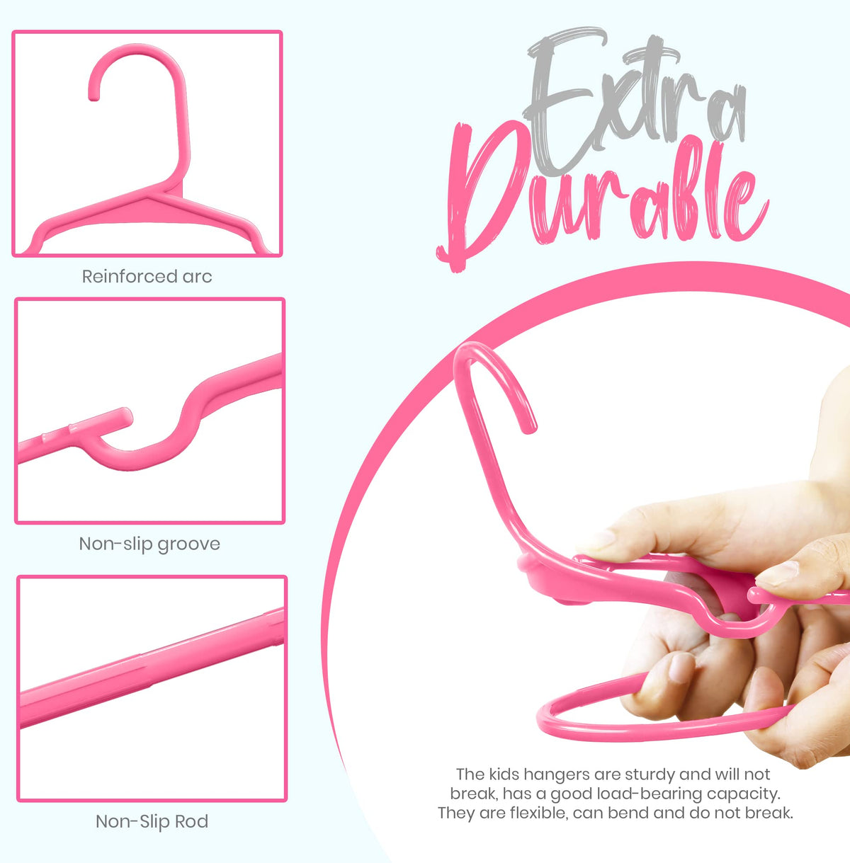 Utopia Home nonslip shoulders prevent wrinkling during busy mornings