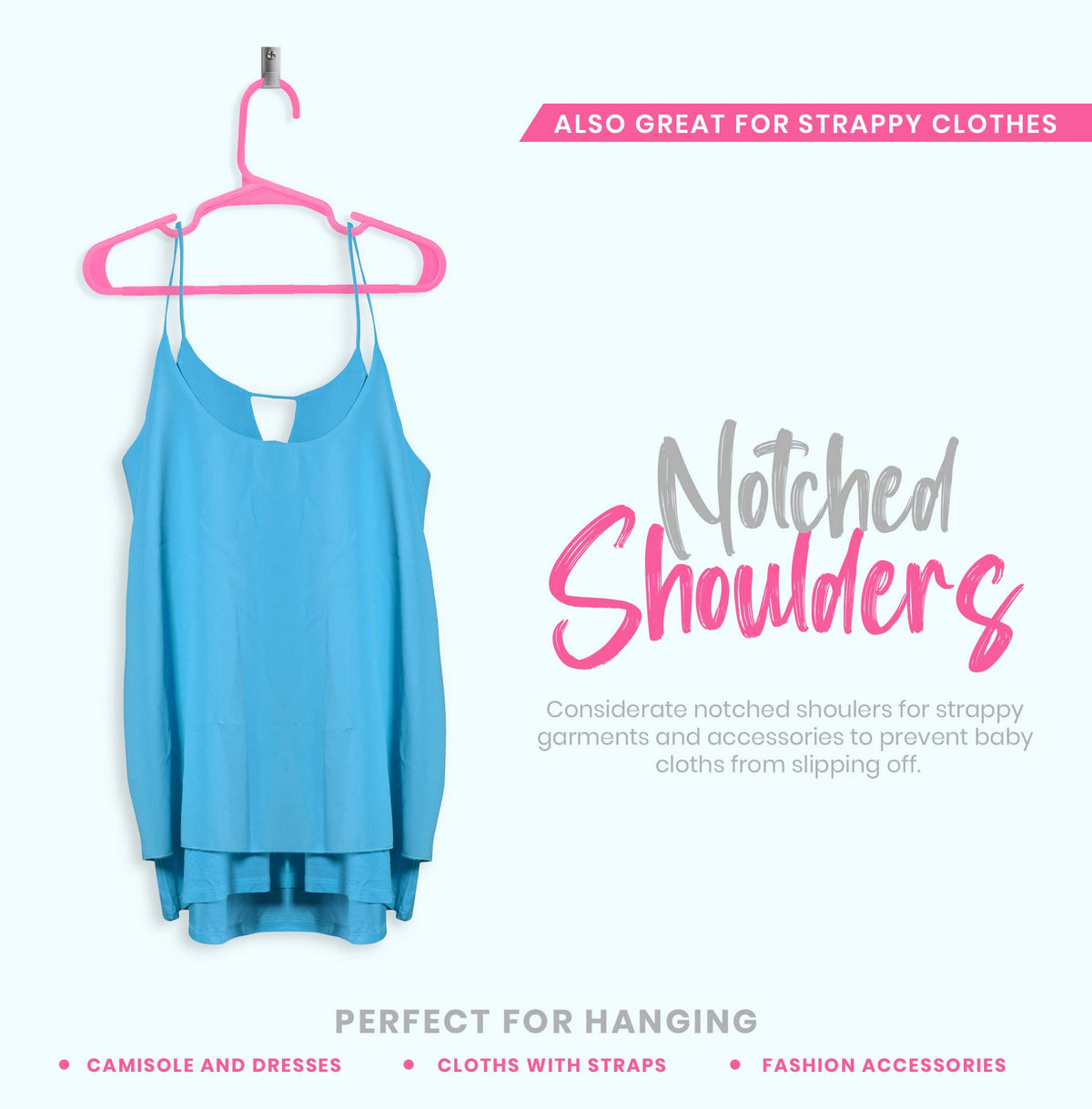Utopia Home nursery organization support creates tidy, uniform closet rows