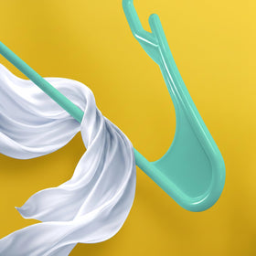 Utopia Home slim closet hangers create a neat, professional wardrobe look.