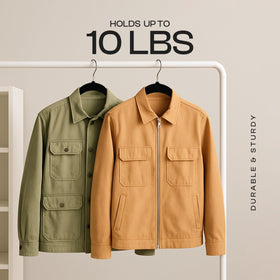 Utopia Home velvet hanger uses ABS core with soft velvet coating.