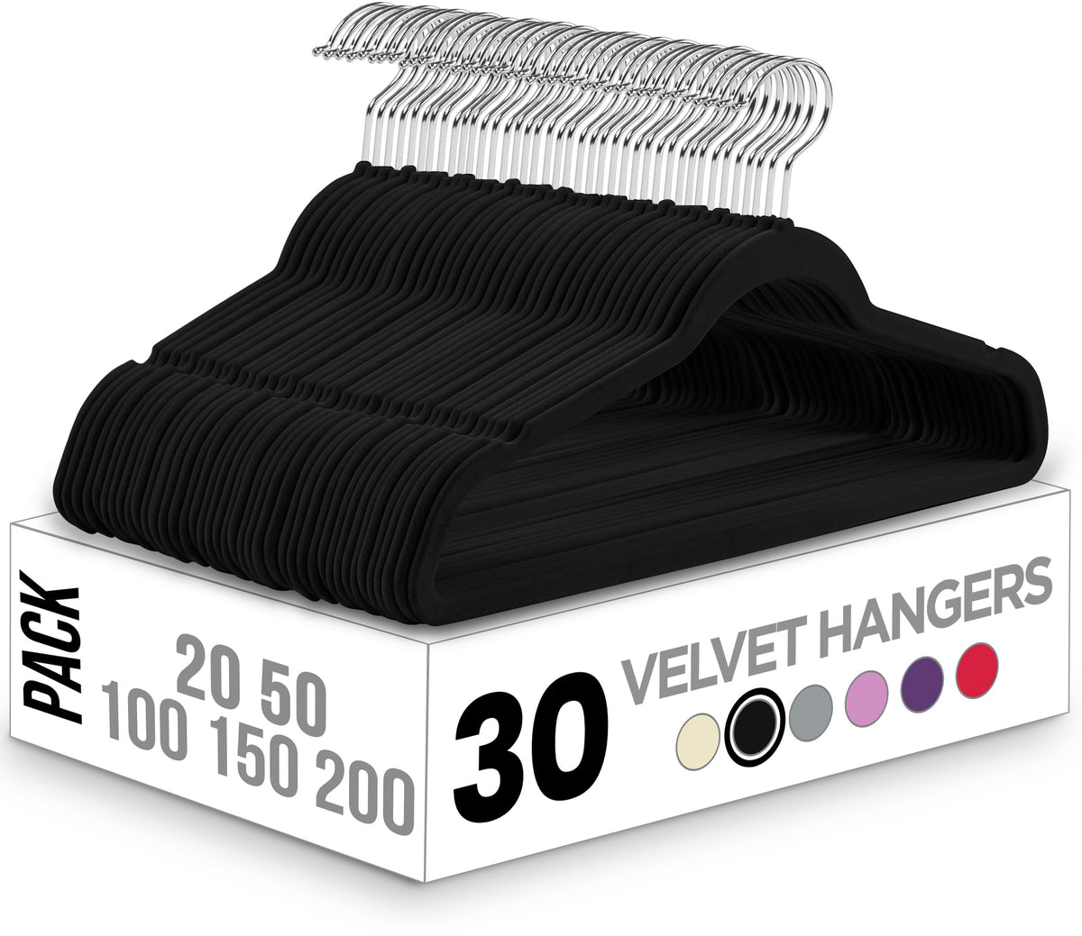 Utopia Home velvet hanger with pants bar keeps suits neat and accessible.
