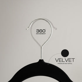 Utopia Home velvet hangers save closet space and reduce clutter.
