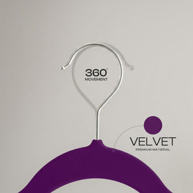 Utopia Home velvet hangers non-slip coating keeps garments in place all day.